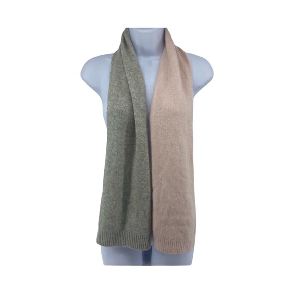 Cashmere Pink Grey Scarf Soft Cozy - Picture 1 of 9